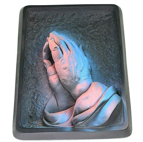 Praying Hands Chalkware Wall Display Religion Victor Creative Arts