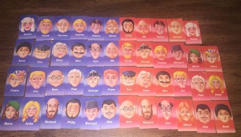Post a top 100 score for the day and you'll win a share of the daily card king zackpot. Genuine 1987 GUESS WHO Board Game MB Board FACE CARDS 47 Ct REPLACEMENT PARTS | eBay | Game ...