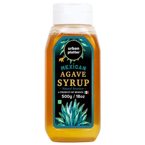 Urban Platter Mexican Agave Syrup 500g 18oz Natural Sweetener