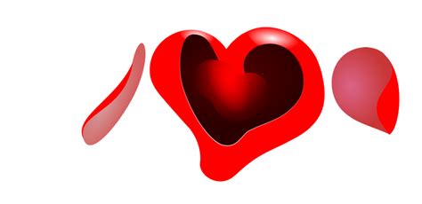 Free Clip Art Open Heart By Symbolicm