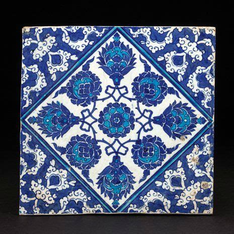 Blue And White Iznik Tile Turkey First Half Of The Th Century