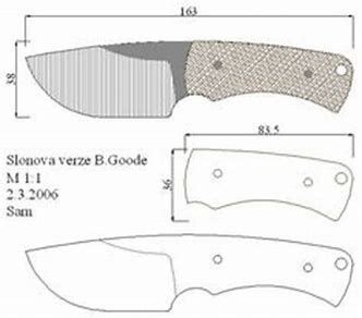 Free knife design templates bladesmiths are particularly reliant on the generosity of other makers when they are first starting out. Image result for Printable Knife Templates | Knife patterns, Knife template, Knife
