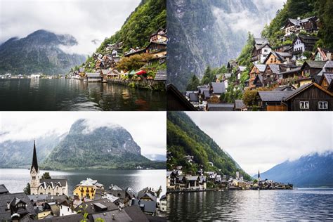 Vintage Fairytale Houses In Austrian Mountains Free Stock Photo Picjumbo