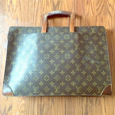 Vintage Louis Vuitton Bag Men Briefcase Laptop Bag Iucn Water