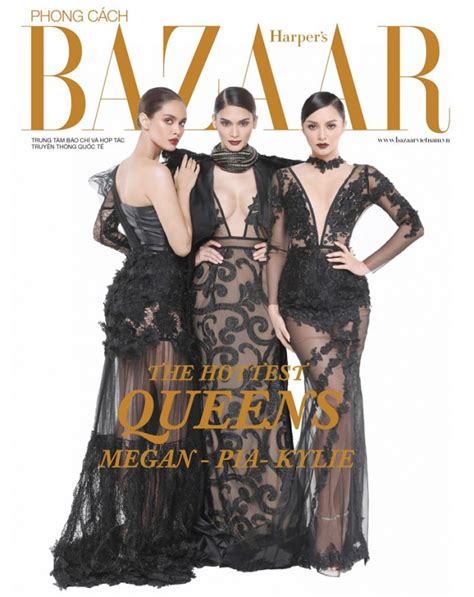 Filipino Beauty Queens Megan Pia And Kylie On The Cover Of Harper’s Bazaar Vietnam Good News