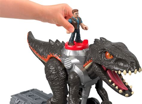 Imaginext Jurassic World Walking Villain Dino Figure Gray Fmx86 Best Buy