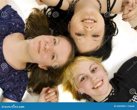 Three Teen Girls Stock Photo Image Of Sisters Cute Hippie 5269302