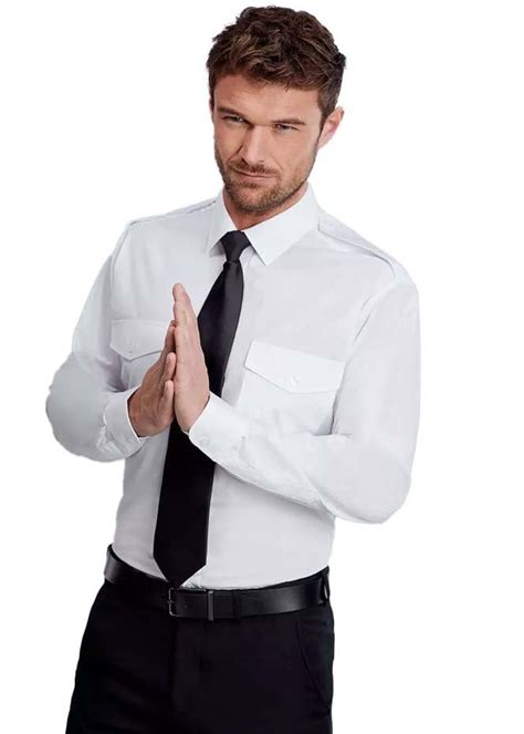 Disley Slim Fit Pilot Long Sleeve Shirt Dsp215sf Activewear Group