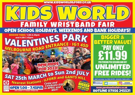 Kidz World Valentines Park Ilford Welcome