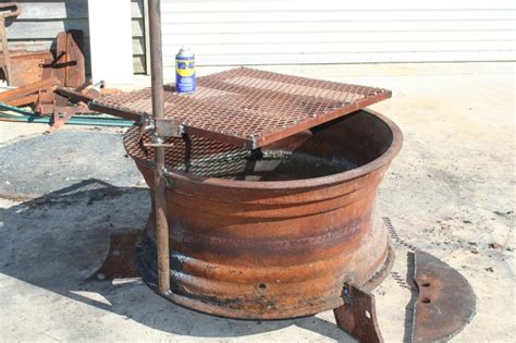 A firepit made from a truck wheel permaculture magazine. truck tires for fire pits For Sale