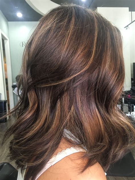 Auburn Hair With Light Brown Highlights Klighters