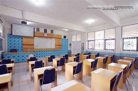 Interior Desain Ruang Kelas Yang Cantik Untuk Sekolah Part3