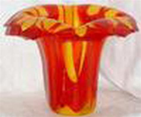 6 Inch Fused Glass Drop Vase Delphi Artist Gallery