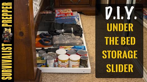 Diy Under The Bed Easy Access Storage Slider Youtube