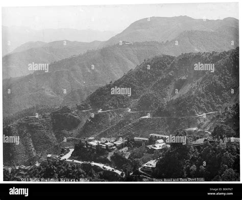 Old Tonga Road From Kalka To Simla India Early 20th Century Artist