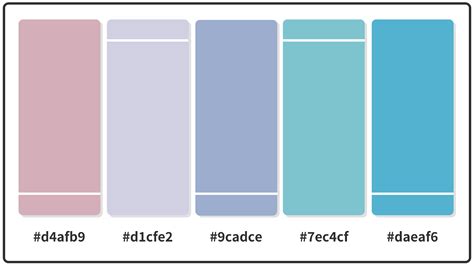 Pastel Blue And Green Palette Color Palette 1789 Color Palette Ideas