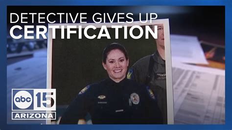 Former Phoenix Homicide Detective Gives Up Police Certification Youtube