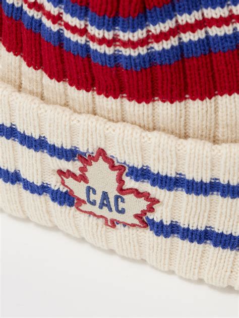 Montreal Canadiens 1912 1913 Vintage Pom Tuque Tricolore Sports