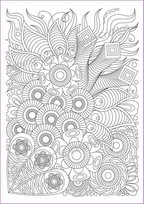 Her current art focuses on art journaling and drawing with an emphasis on zentangle. Coloring page for adult Zentangle art, zentangle inspired coloring sheet, printable PDF ...