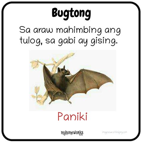 Mga Halimbawa Ng Bugtong Na May Sagot