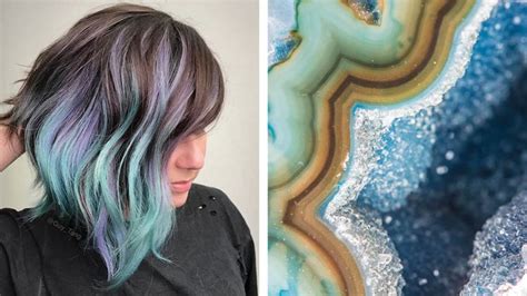 This Hair Color Idea Is Inspired By Crystals In 2020 Hair Braid Guide