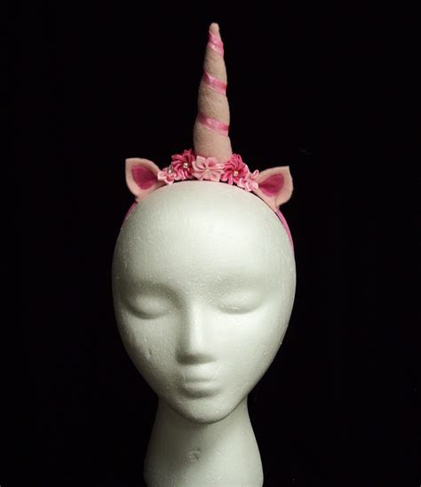 Pink Unicorn Headband Horn Ears Pink Princess Toddler Adult
