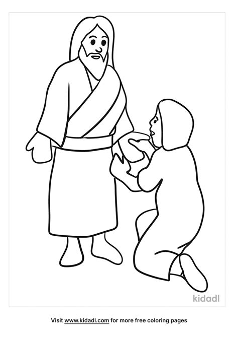 Free Jesus Thomas Coloring Page Coloring Page Printables Kidadl