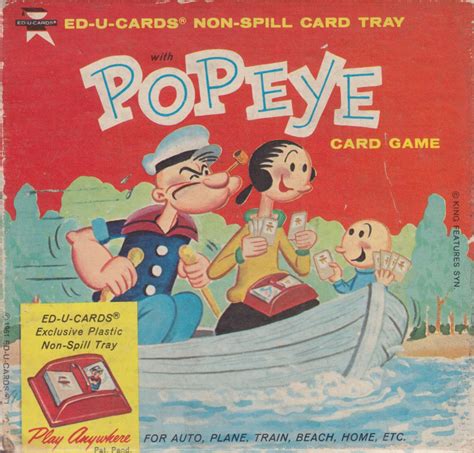 Title Popeye Card Gameseries Ed U Cards 317 59 Characters Popeye