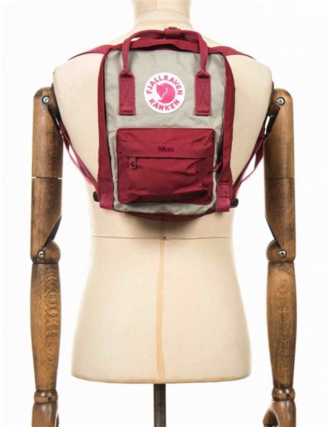 Fjallraven Kanken Mini Backpack Ox Red Putty Accessories From Fat