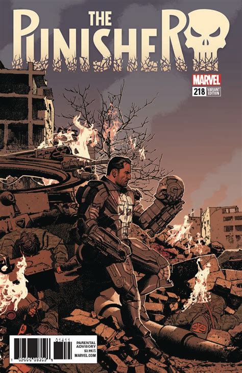 The Punisher 218 2017 Legacy Variant Cover By Greg Smallwood