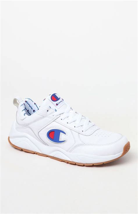 Champion 93eighteen White Leather Shoes White Leather Shoes Champion