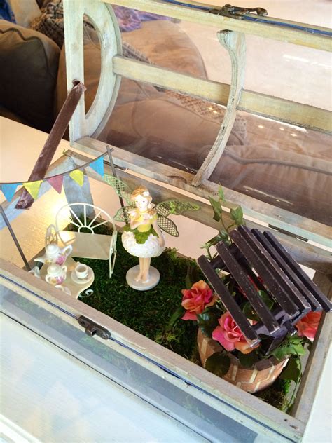 4.6 out of 5 stars 204. Pinner's note: Whimsical fairy garden tea party box! Decorations from Hobby Lobby. | Fairy ...