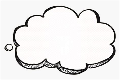 Drawing Clouds Cartoon Thinking Cloud Cartoon Png Transparent Png