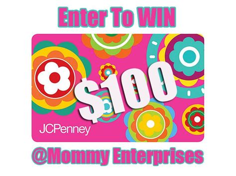 The jcpenney credit card is a store card that is only usable at jcpenney. $100 JCPenney Gift Card Giveaway #AllAtJCP - Mom's Blog | Gift card giveaway, Gift card, Cards