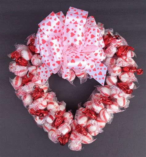 Heart Wreath Unique Candy T Food Ts Candy Wreath Candy Ts