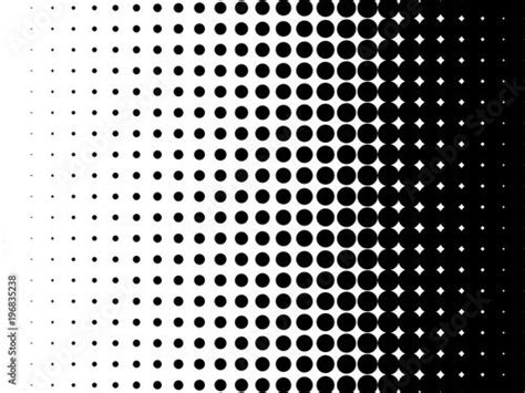 Radial Halftone Pattern Texture Vector Black And White Radial Dot