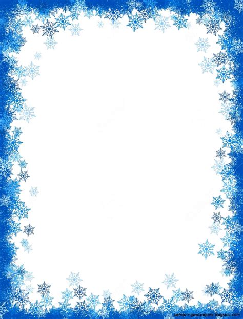 Free Printable Snowflake Border Web Find And Download Free Graphic