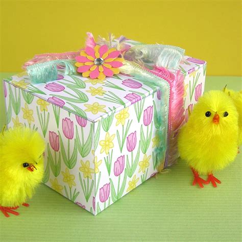 Hazel Fisher Creations Printable Easter Gift Boxes