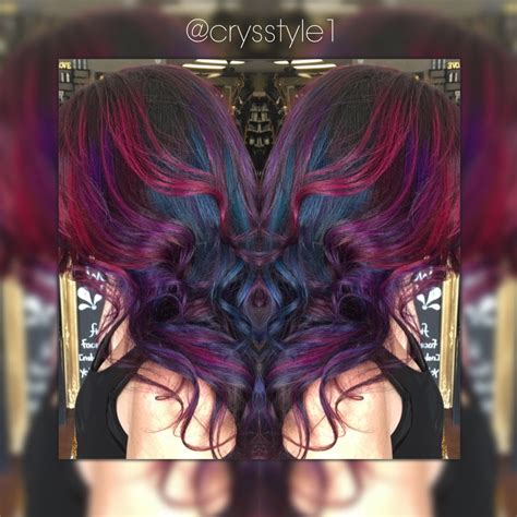 Galaxy hair color. Pink hair. Purple hair. Blue hair | Galaxy hair color, Galaxy hair, Purple hair
