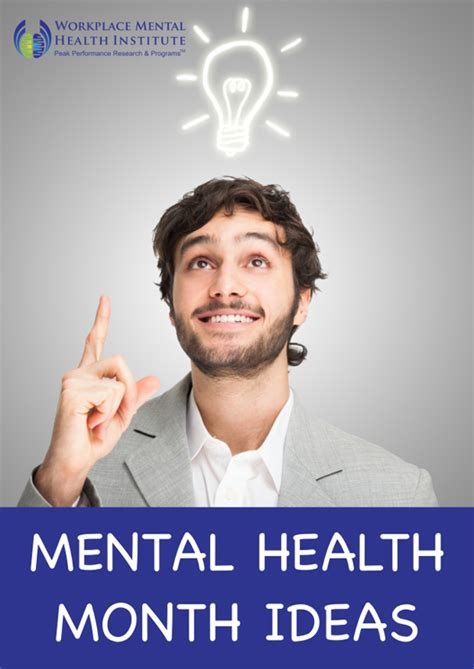 Mental Health Awareness Month Ideas The Wmhi