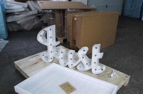 Secondhand Prop Shop Illuminated Letters Large 3ft