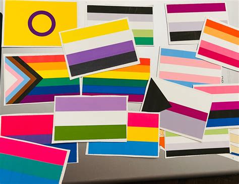 Pride Flag Sticker Many Different Genders And Sexualities Etsy