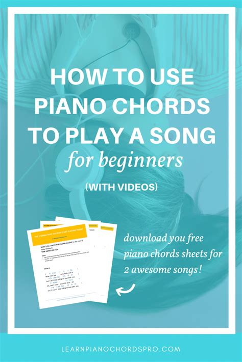 Use Piano Chords For Beginners To Play Songs 3 Ways To Use Piano