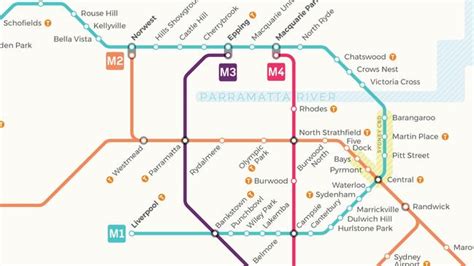 Sydney Trains New Metro Network Map Reveals 40 New Stations