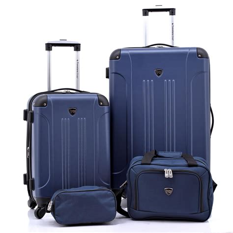 Travelers Club Chicago Plus Carry On Luggage And Accessories Set With