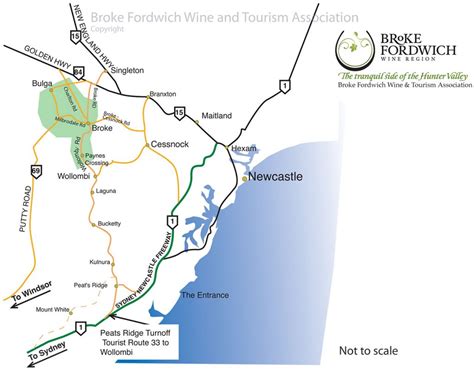 Sydney Broke Map Broke Fordwich Wine Region