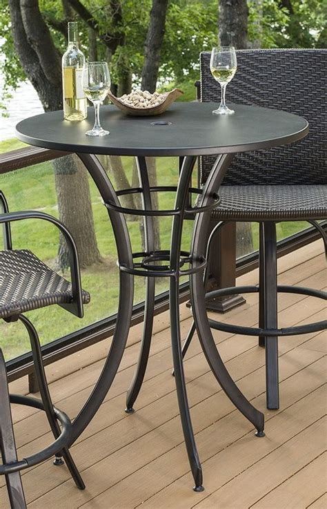 Tall Patio Table Outdoor Pub Table Outdoor Tables And Chairs