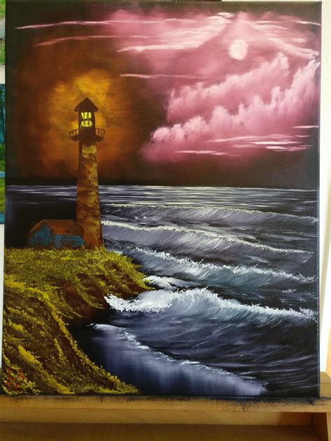 Bob Ross Lighthouse Painting At Explore Collection Of Bob Ross Lighthouse