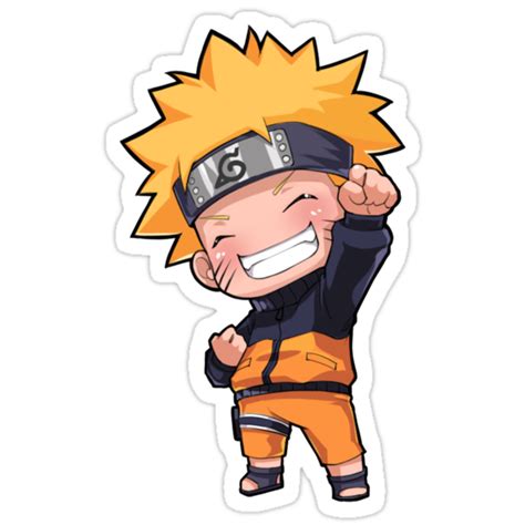 Naruto Chibi Stickers By Jacknorris4 Redbubble