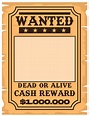 10 Best Old West Wanted Posters Printable PDF for Free at Printablee